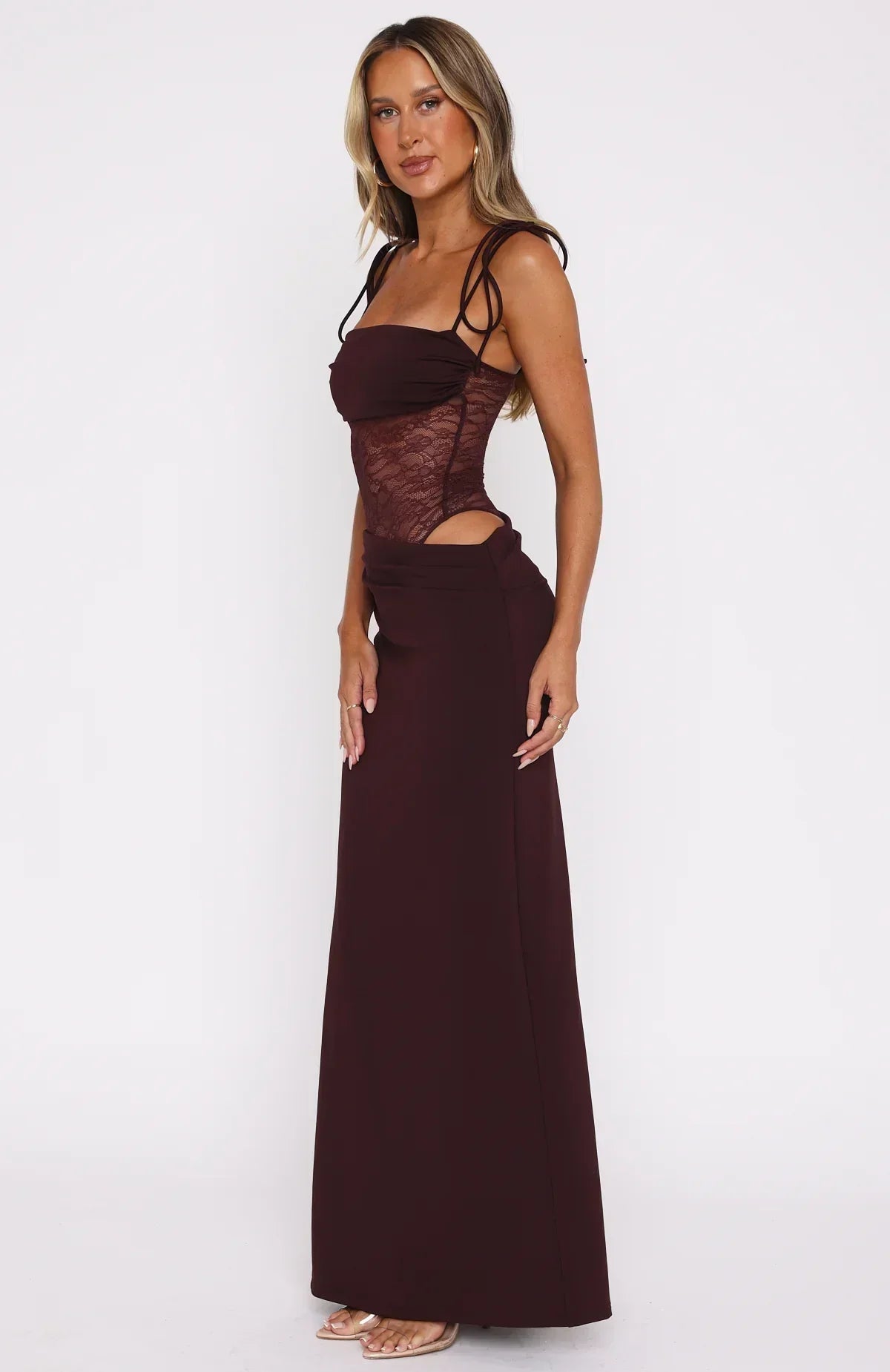 Sienna - Pitsinen maxi-mekko