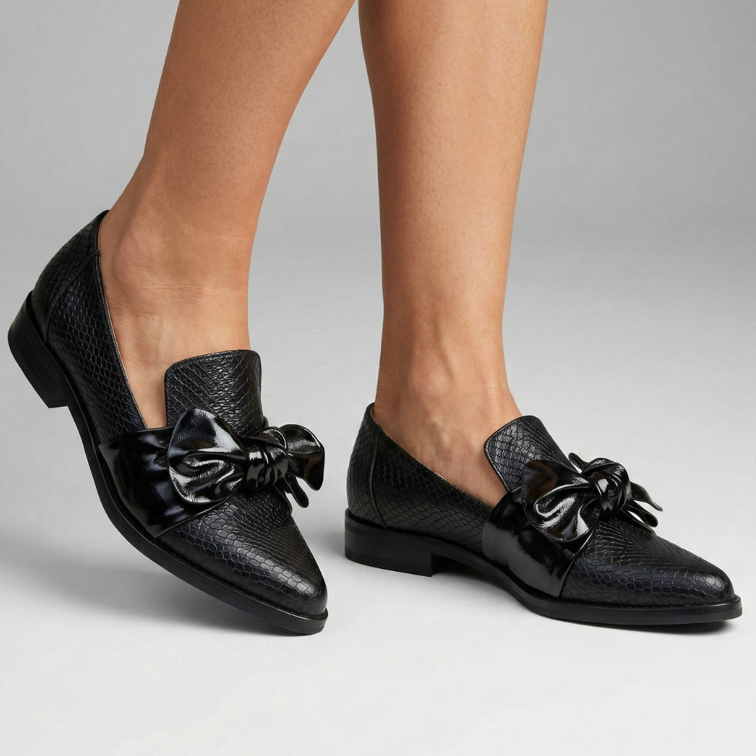 Klaudia - Loafer rusettikoristeella