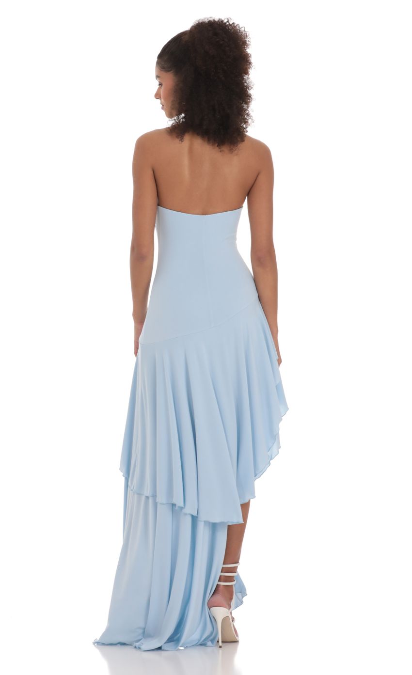 Rhea - Maxi-mekko volangeilla