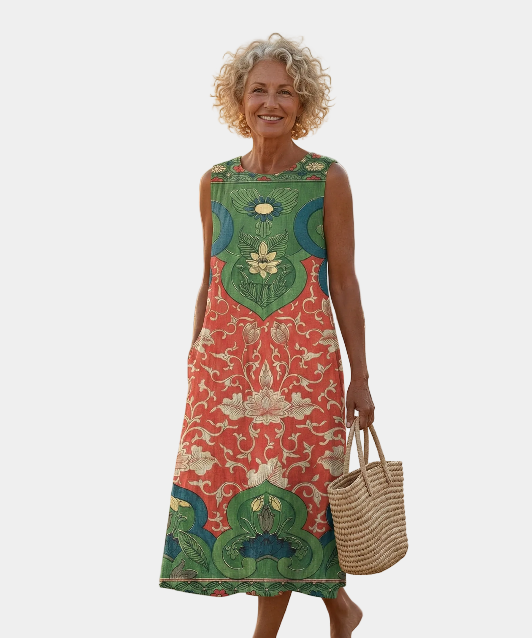 Kalliope | Midi Boho-mekko