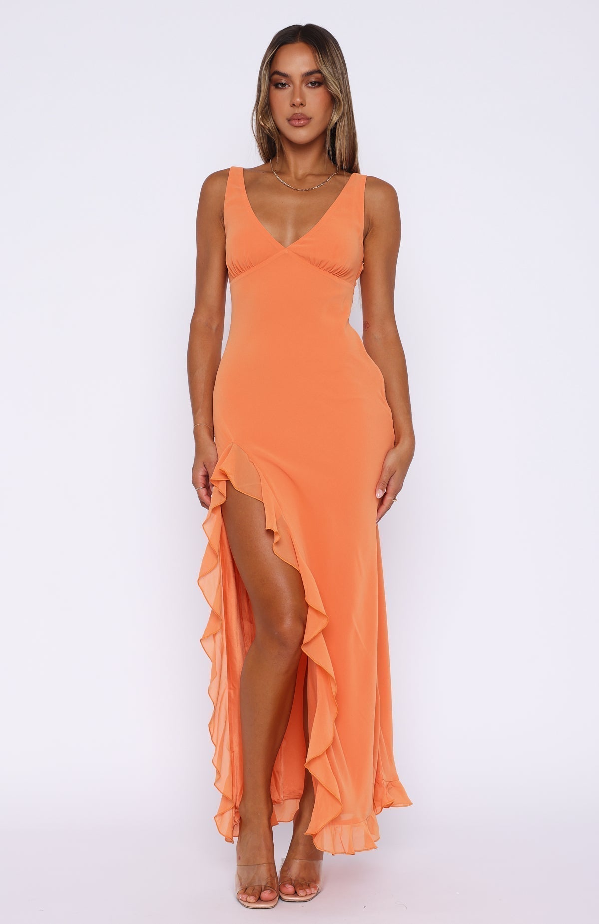 Abella - Maxi-mekko volangeilla