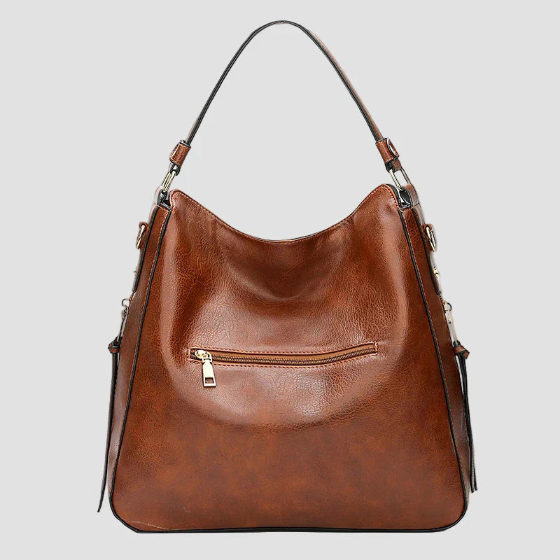 Souf - Ylellinen nahka Anti-Theft Hobo -laukku