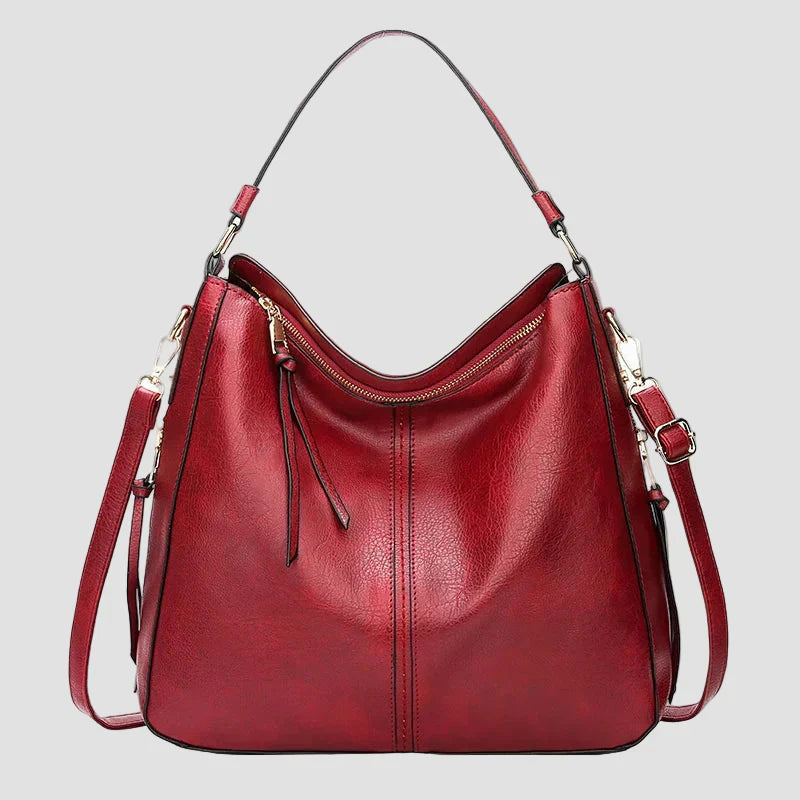 Souf - Ylellinen nahka Anti-Theft Hobo -laukku