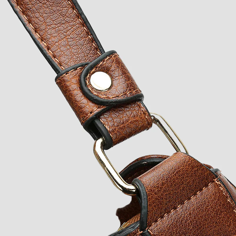Souf - Ylellinen nahka Anti-Theft Hobo -laukku