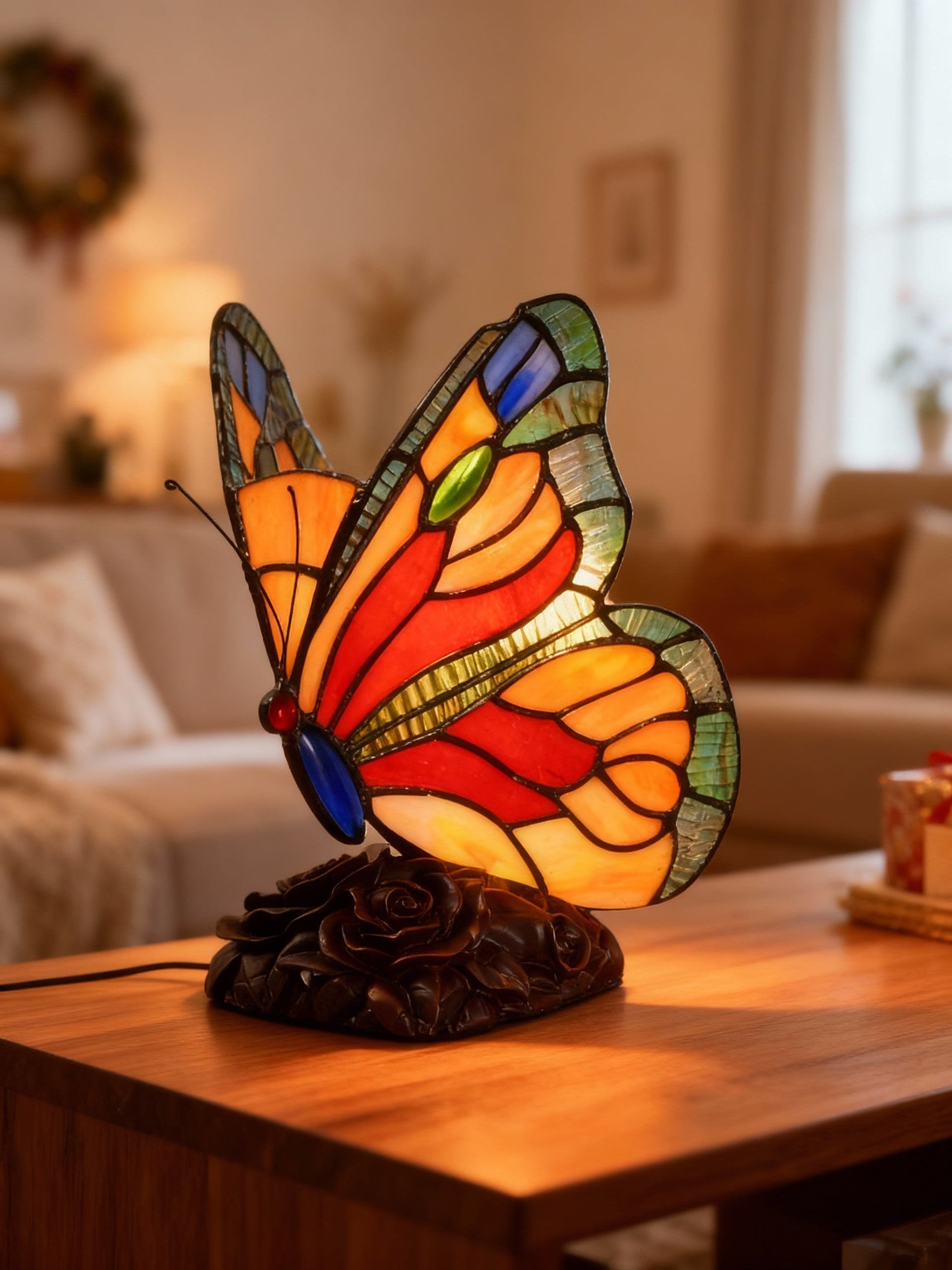 LUMIFLY | Art Deco -tyylinen perhoskuvioinen valaisin