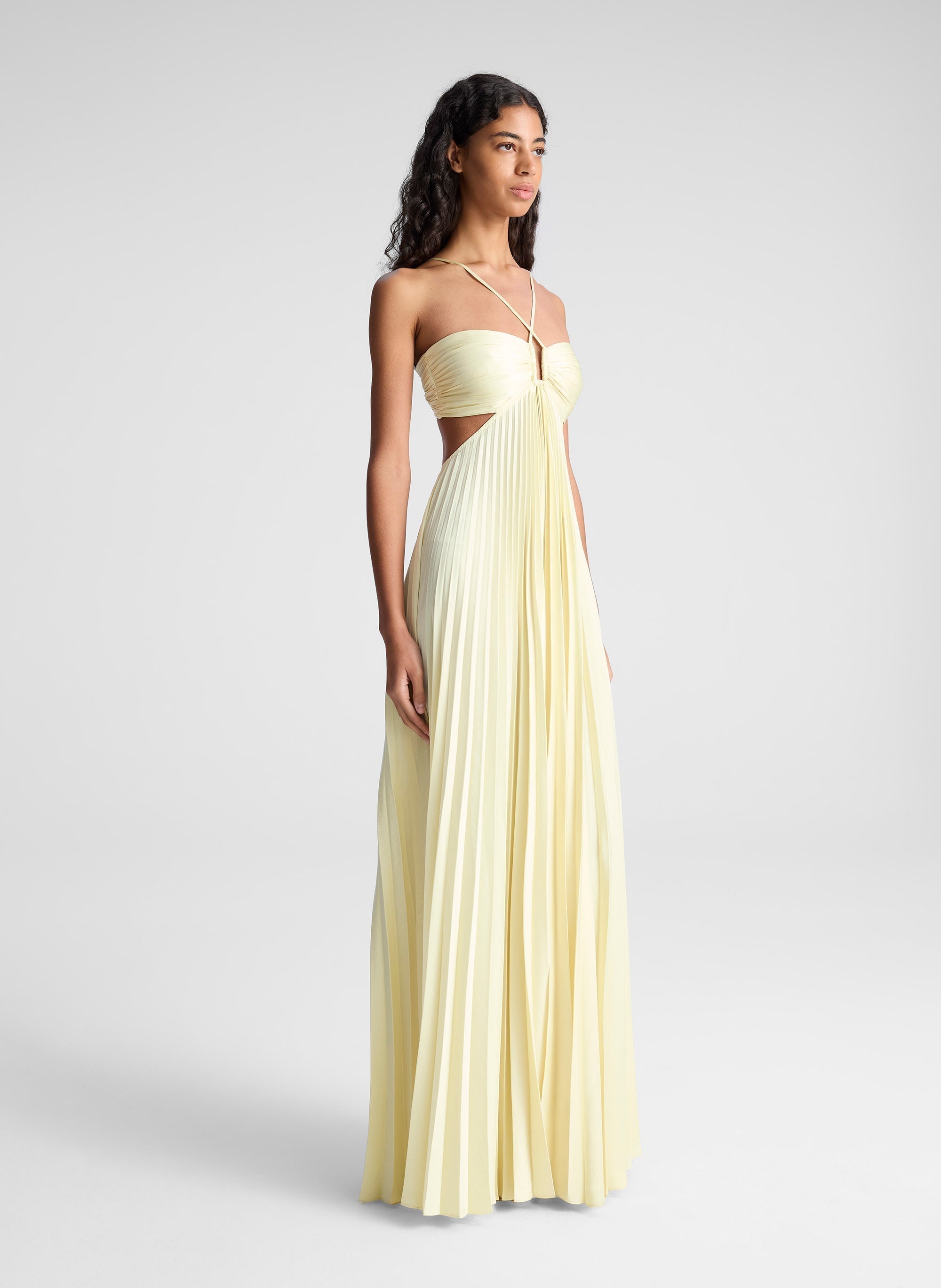 Nerina - Maxi-mekko laskoksilla