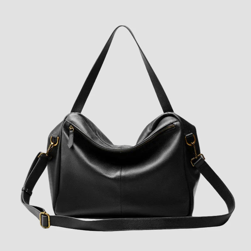 Adriani - Retro aito nahka pehmeä minimalistinen laukku päivittäiseen käyttöön