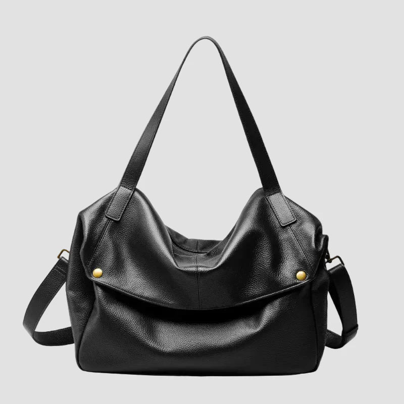 Adriani - Retro aito nahka pehmeä minimalistinen laukku päivittäiseen käyttöön