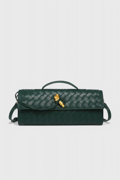 Melanie Clutch -laukku kultaisella solmuyksityiskohdalla