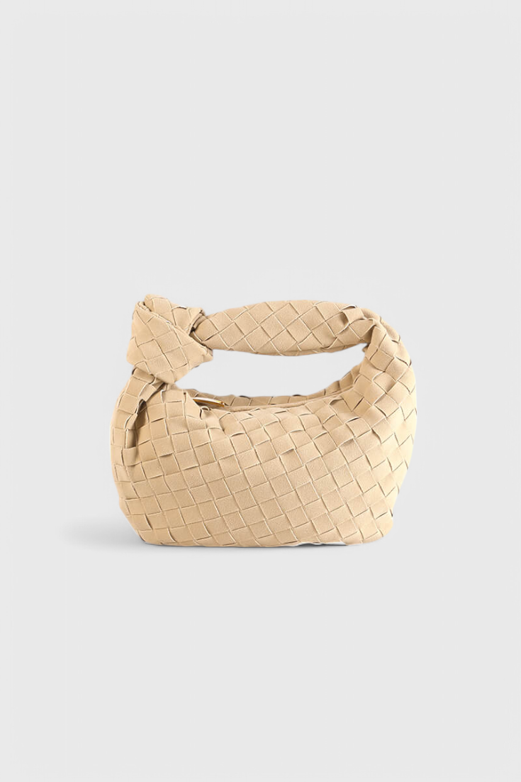 Mini Remi Woven -laukku solmuyksityiskohdalla