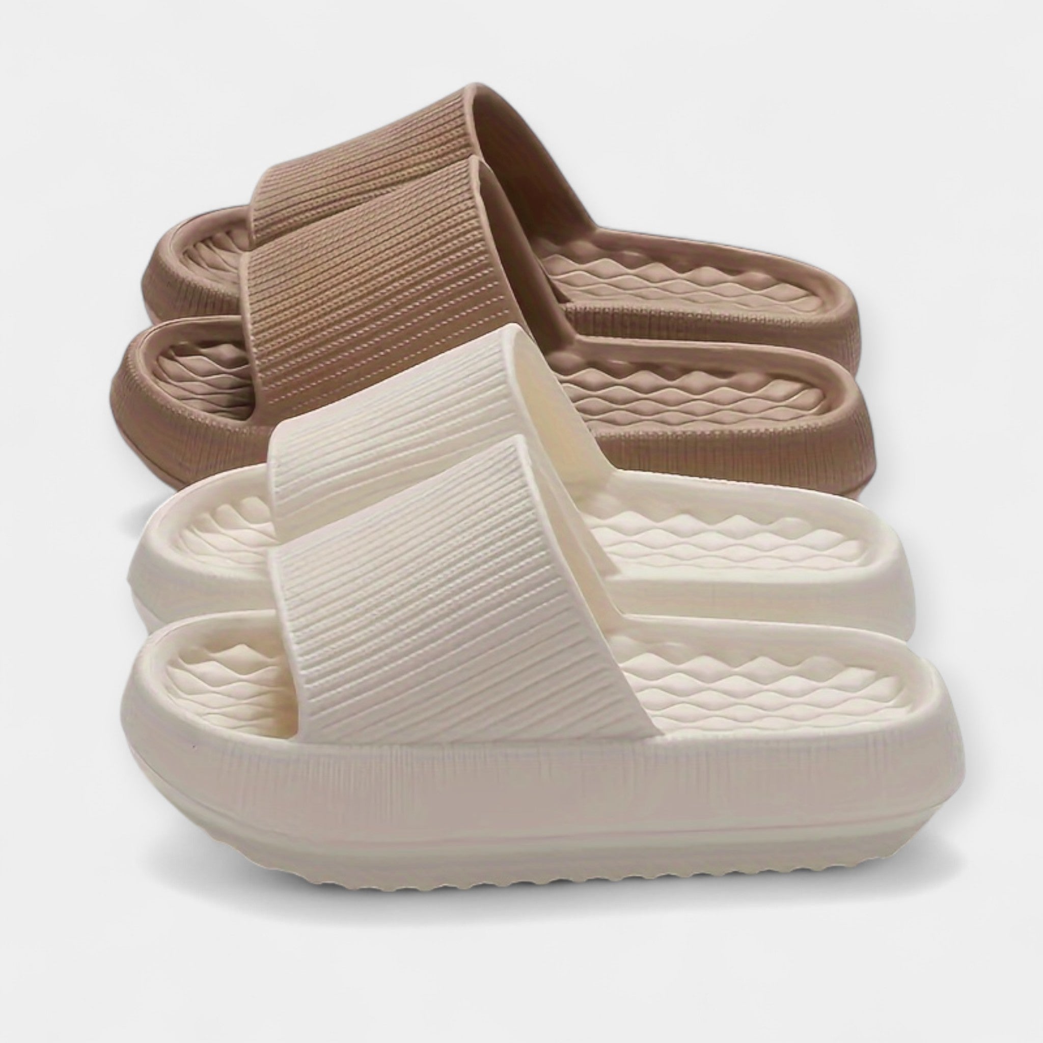 Kesäiset Slip-On Sandaalit Paksupohjaisina