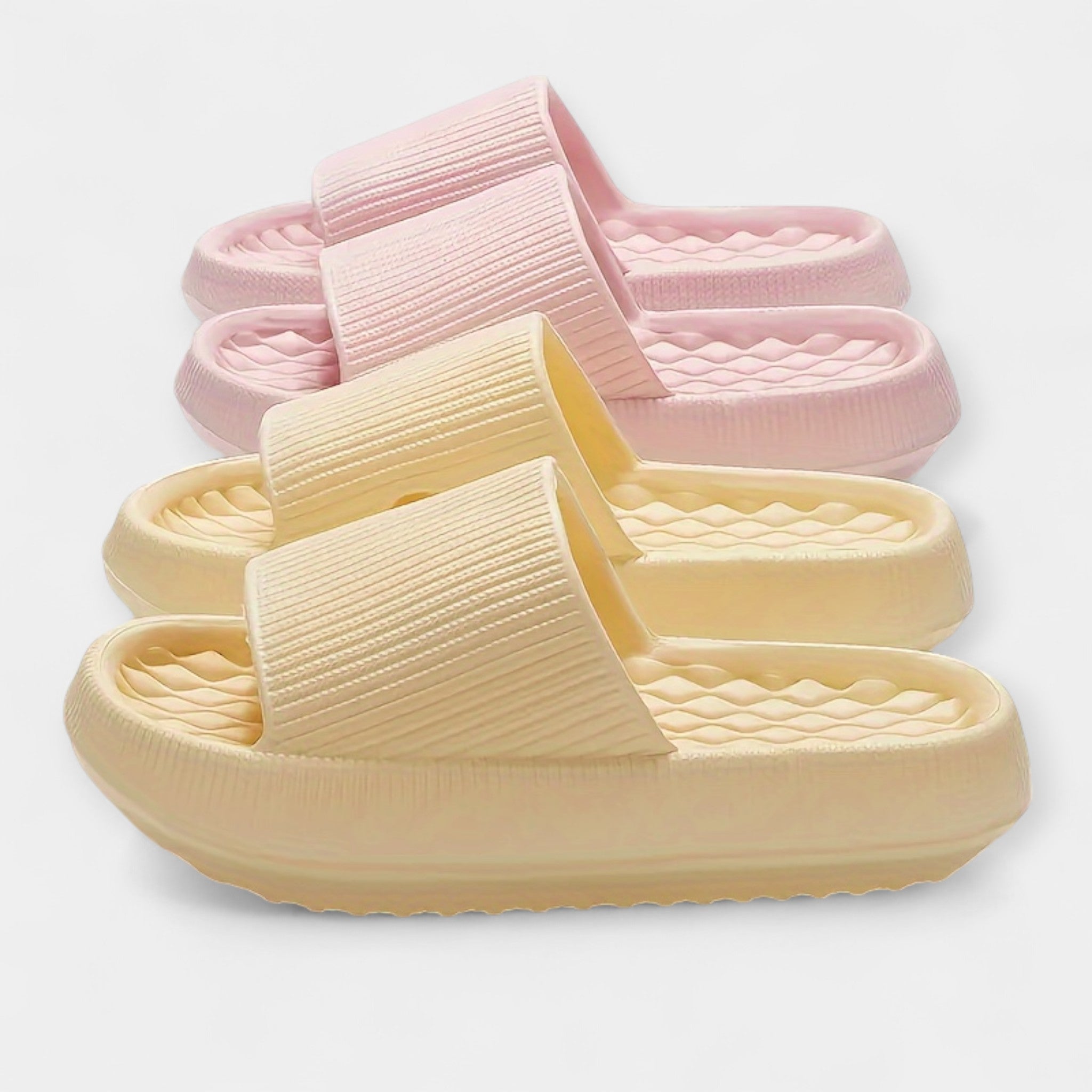 Kesäiset Slip-On Sandaalit Paksupohjaisina