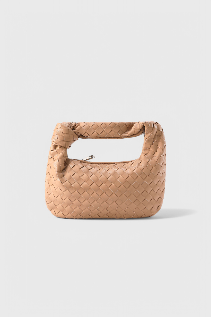 Sage Bolso Satchel Mini Woven -laukku
