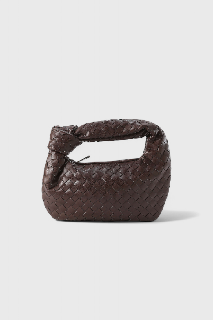 Sage Bolso Satchel Mini Woven -laukku