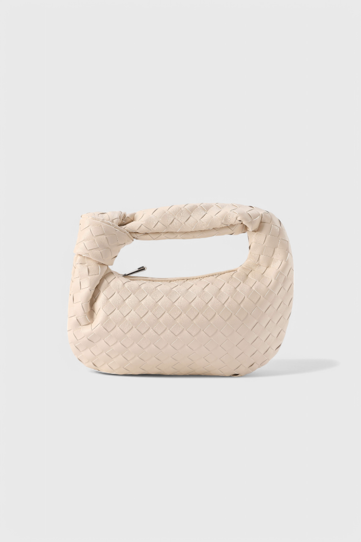 Sage Bolso Satchel Mini Woven -laukku