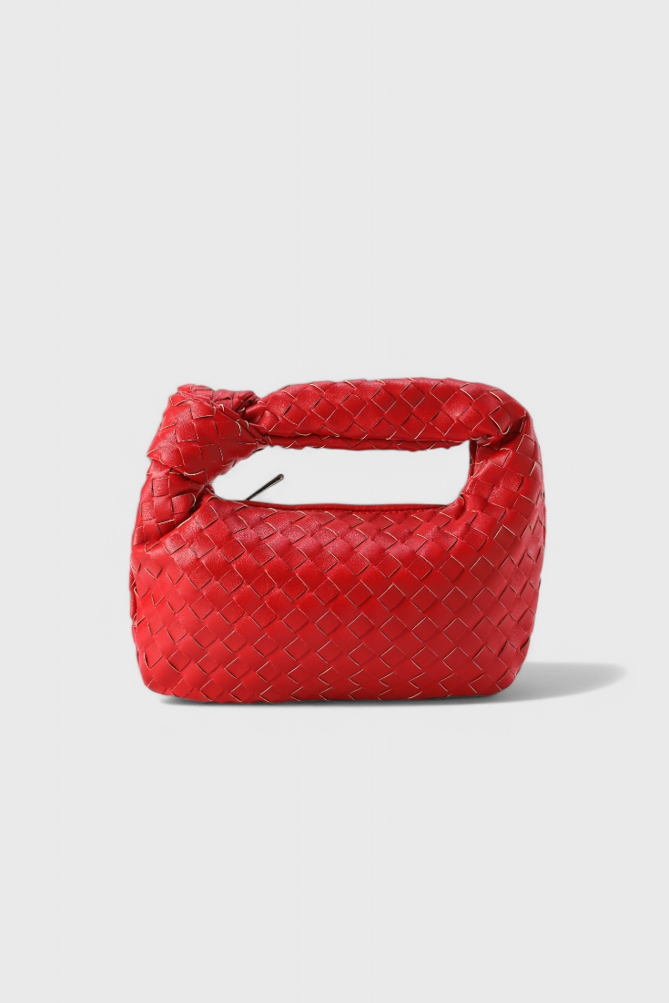 Sage Bolso Satchel Mini Woven -laukku