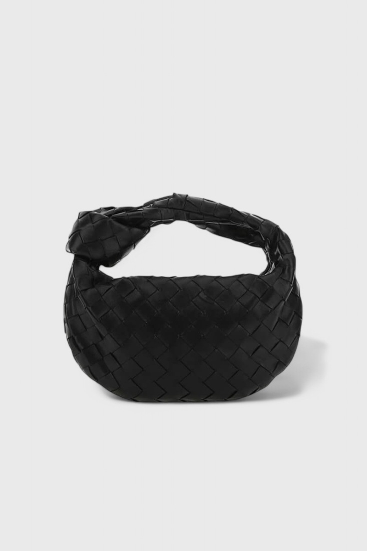 Sage Bolso Satchel Mini Woven -laukku